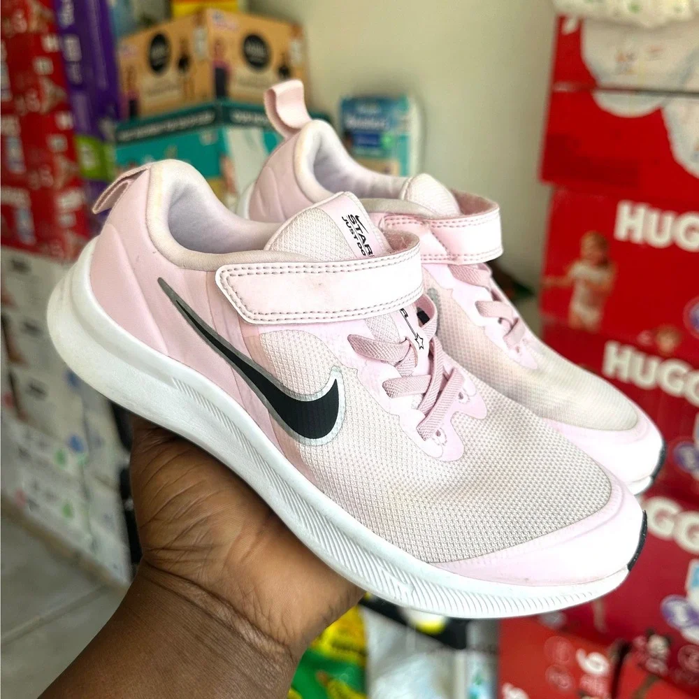 Nike Star Runner 3 Little Kids Shoes Size 2Y Pink Sneakers